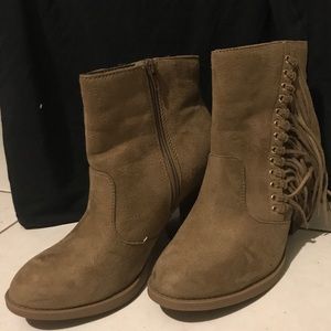 Taupe western Booties